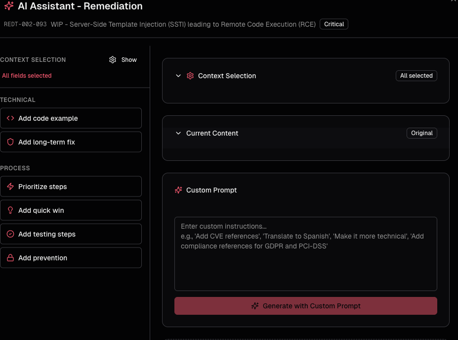 Red Team Cockpit - AI Writing Assistant