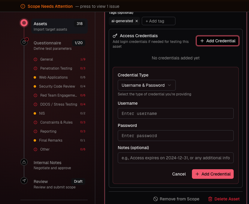 Credential Management