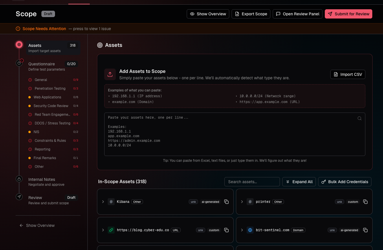 Red Team Cockpit - Scope Definition & Governance